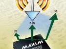Maxim推出為移動(dòng)電話中的功率放大器模塊供電的降壓型轉(zhuǎn)換器MAX8989