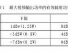 CDMA移動臺的主要射頻指標和測試方法