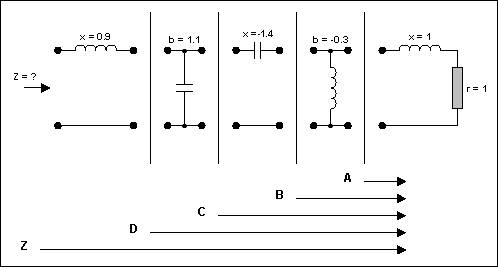 圖9. 將圖8網(wǎng)絡(luò)中的元件拆開進行分析