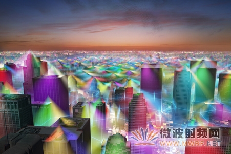 電磁波可視化之二：如果蜂窩信號(hào)波可見(jiàn)