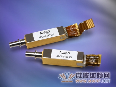 Avago推出適合CFP4收發(fā)器應(yīng)用緊湊型光發(fā)射和光接收組件