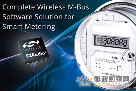 Silicon Labs無線M-Bus軟件簡化智能儀表設(shè)計