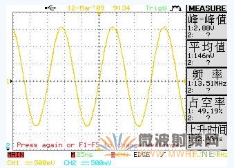 RF信號也可用示波器觀察