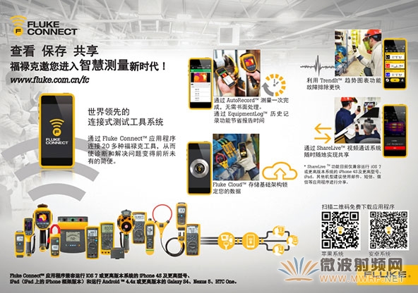 福祿克推出世界領先的連接式測試工具系統