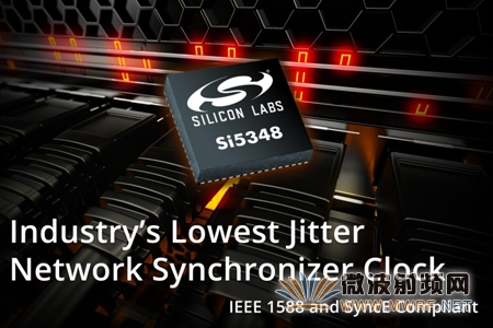 Silicon Labs推出最低抖動網(wǎng)絡(luò)同步時鐘芯片
