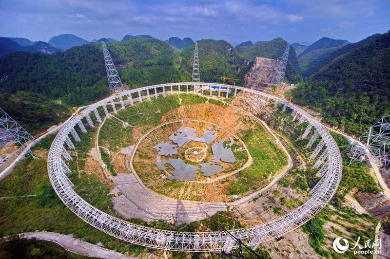世界最大射電望遠鏡綜合布線完成
