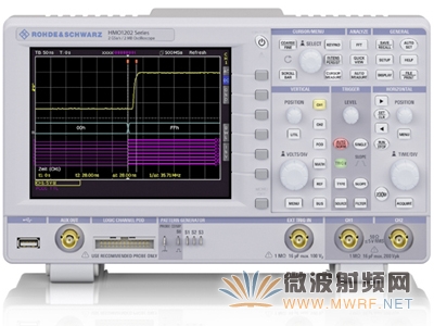 全新R&S HMO1202系列混合信號示波器以經濟型的價格提供超群的性能