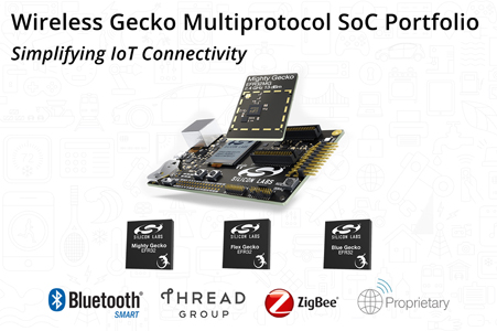Silicon Labs推出多協(xié)議Wireless Gecko SoC簡化IoT連接
