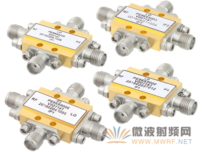 Pasternack發布射頻(RF)和本振(LO)工作頻段為4GHz~38GHz的IQ混頻器新產品線