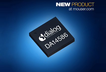 貿澤電子開售Dialog SmartBond DA14586 SoC為低功耗藍牙5應用提供強力支持
