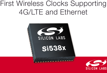 Silicon Labs發布業界首款支持4G / LTE和以太網的無線時鐘