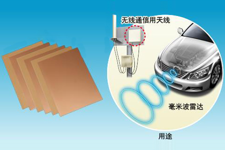 松下開發出毫米波段天線用超低損耗基板材料R-5515