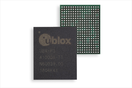 u?blox推出業內最小的并發雙信道V2X通信芯片UBX?P3