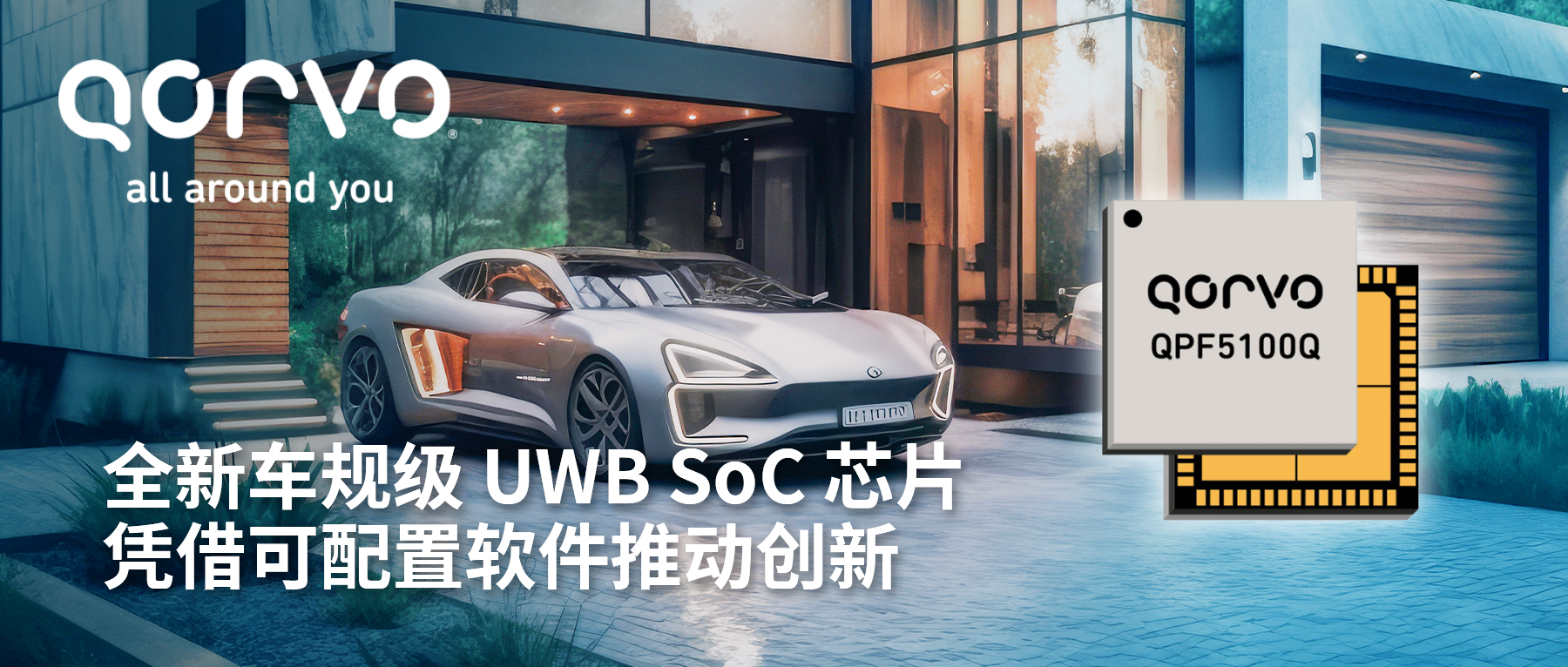 從專業(yè)應(yīng)用到大眾市場(chǎng)：Qorvo QPF5100Q UWB SoC芯片如何改變游戲規(guī)則